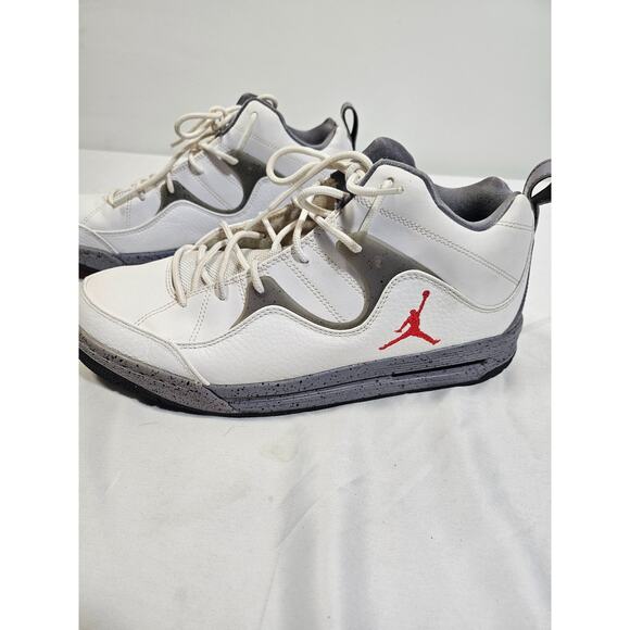 Jordan Flight TR 97 Mid “White Fire Cement” Air Jordan Shoes Size 8.5 - Picture 3 of 12